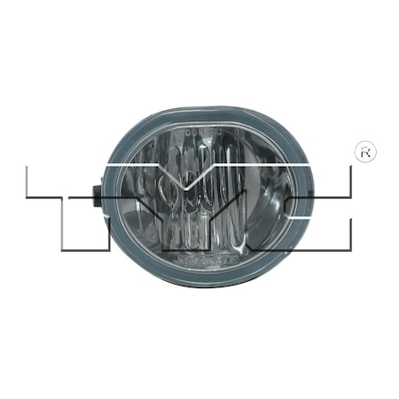 Tyc Tyc Fog Light Assembly, 19-5674-00 19-5674-00